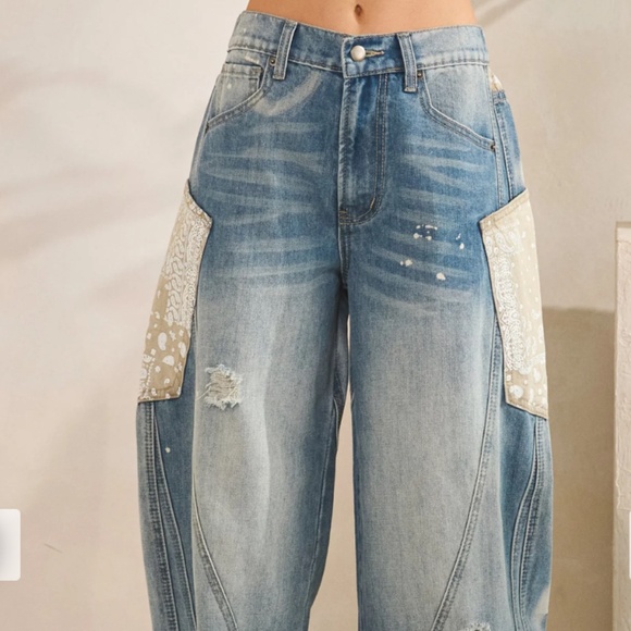 Oli & Hali “ BRENDA ” Oli and Hali PANTS WITH LARGE EXTENDED POCKETS NWOT - Picture 6 of 9